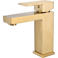 Смеситель для раковины Abber Daheim AF8210G, золото матовое, Цвет производителя: золото матовое фото 