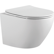 Унитаз подвесной безободковый Aquatek Европа AQ1901-00 с тонкой крышкой микролифт фото 