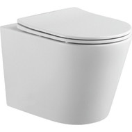 Унитаз подвесной безободковый Aquatek Вега AQ1904-00 с тонкой крышкой микролифт, Цвет производителя: белый фото 