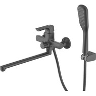 Смеситель для ванны Lemark Ursus LM7251BL, черный фото 