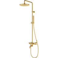 Душевая стойка Cezares ECO-CVD-BORO, брашированное золото, Цвет производителя: золото фото 