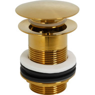 Донный клапан Cezares ECO-SC-BORO, брашированное золото фото 