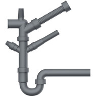 Арматура для измельчителя Omoikiri NA-01 4956655, серый фото 