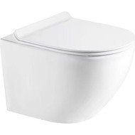 Унитаз подвесной безободковый Azario Gloria AZ-2003 SP с крышкой микролифт фото 