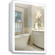 Зеркало-шкаф Azario Киото Led 60 см + часы фото 