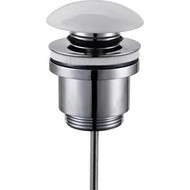 Донный клапан Haiba HB64-8, белый фото 