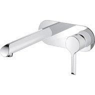 Смеситель для раковины настенный Gappo G1003-28, белый/хром фото 