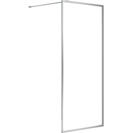 Душевая перегородка Azario Richmond Walk-in 90 см AZ-NAG 6310 900 silver с кронштейном в комплекте, хром/прозрачное фото 