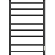 Полотенцесушитель электрический Point П8 500x800 мм PN10858B, чёрный (возможность скрытого подключения) R фото 