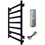 Полотенцесушитель электрический Тругор Пэк сп 20 П7 500х800 мм, чёрный (возможность скрытого подключения) 00-00042997 фото 
