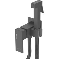 Набор для гигиенического душа WasserKraft A71638, черный матовый фото 