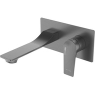 Смеситель для раковины настенный WasserKraft Wiese 8430, оружейная сталь фото 