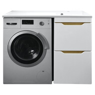 Тумба напольная с раковиной-столешницей Azario Magenta 110 см R CS00079140 фото 