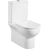 Унитаз-компакт безободковый Azario Ambra AZ-848 с крышкой микролифт фото 