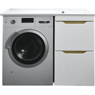 Тумба напольная с раковиной-столешницей Azario Magenta 110 см R CS00079140 фото 