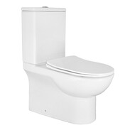 Унитаз-компакт безободковый Azario Ambra AZ-848 с крышкой микролифт фото 