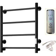 Полотенцесушитель электрический Тругор Пэк сп 1 ВГП П4 400х600 мм, чёрный (возможность скрытого подключения) 00-00043640 фото 