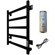 Полотенцесушитель электрический Тругор Пэк сп 20 ВГП П5 400х600 мм, чёрный (возможность скрытого подключения) 00-00043062 фото 