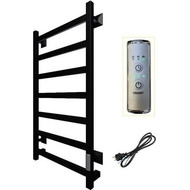 Полотенцесушитель электрический Тругор Пэк сп 20 ВГП П7 400х800 мм, чёрный (возможность скрытого подключения) 00-00043064 фото 