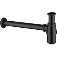 Сифон для умывальника Abber Bequem AF0032B, черный матовый фото 