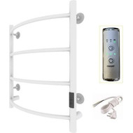 Полотенцесушитель электрический Тругор Пэк сп 5 ВГП П4 500х600 мм, белый (возможность скрытого подключения) 00-00036147 фото 