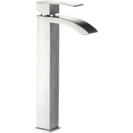 Смеситель для раковины высокий Haiba HB11815, сталь фото 