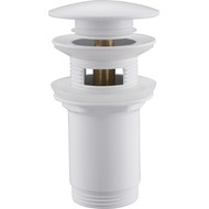 Донный клапан Abber AF0010W, белый фото 