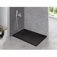 Мраморный поддон Cezares TRAY-AS-AH-120/90-30-NERO 120х90 см, черный фото 