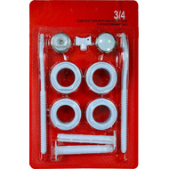 Комплект для монтажа радиатора Azario AZ3/40002, белый фото 