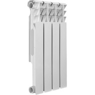 Радиатор Azario BM500/80/4 300х555 мм (4 секции) белый фото 