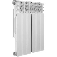 Радиатор Azario BM500/80/6 450х555 мм (6 секций) белый фото 