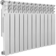 Радиатор Azario BM500/80/12 900х555 мм (12 секций) белый фото 