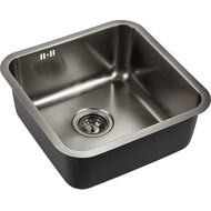 Кухонная мойка Emar EMB-127A PVD Nano Dark 0,8 мм, чёрный, Цвет производителя: чёрный фото 