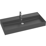 Раковина подвесная Jacob Delafon Vivienne 100 см EXBJ112-NGM, черный матовый фото 