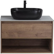 Тумба подвесная со столешницей BelBagno Kraft 90 см KRAFT-900-1C-SO-RT+KEP-90-CESTR фото 