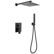 Душевая система для душа Abber Daheim AF8219B, черный матовый фото 