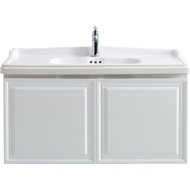 Тумба подвесная с раковиной Cezares GIUBILEO-1000-2A-SC-BL 100 см, Bianco Lucido фото 