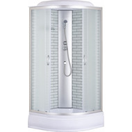 Душевая кабина Loranto 90х90 см CS-6690-25FW 90, хром/матовое фото 