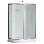 Душевая кабина Loranto 120х80 см CS-66121R F 120, хром/матовое фото 