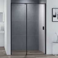 Душевая дверь Cezares Urban B-12 120 см, черный/прозрачное фото 