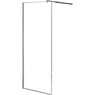 Душевая перегородка Loranto Walk-in 100 см CS-L1020 (стекло 8 мм), хром/прозрачное фото 