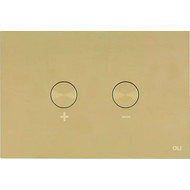 Кнопка смыва Oli Blink (пневматическая) 878781, золото фото 