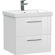 Тумба подвесная с раковиной Cersanit Lara 50 см 64131 фото 