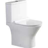 Унитаз-компакт безободковый Azario Verde AZ-2224 с крышкой микролифт фото 