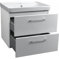 Тумба подвесная с раковиной Azario Ника 60 см CS00080143, белый фото 