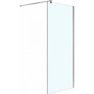 Душевая перегородка Azario Chicago Walk-in 140 см AZ-NAR6310 1400 (стекло 8 мм), хром/прозрачное фото 