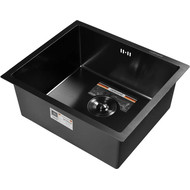 Кухонная мойка Gerhans K35043B 1 мм, PVD графит, Цвет производителя: графит фото 