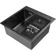 Кухонная мойка Gerhans K35050B 1 мм, PVD графит фото 