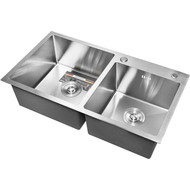 Кухонная мойка Gerhans K37843-S 1 мм, нержавеющая сталь, Цвет производителя: нержавеющая сталь фото 