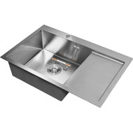 Кухонная мойка Gerhans K37851-L 1 мм, нержавеющая сталь L, Цвет производителя: нержавеющая сталь фото 